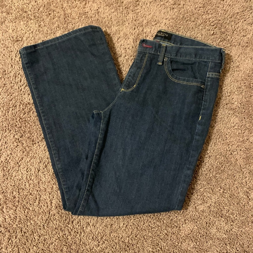 Talbots Flare 5 Pocket Jeans sz 8 with 29” length